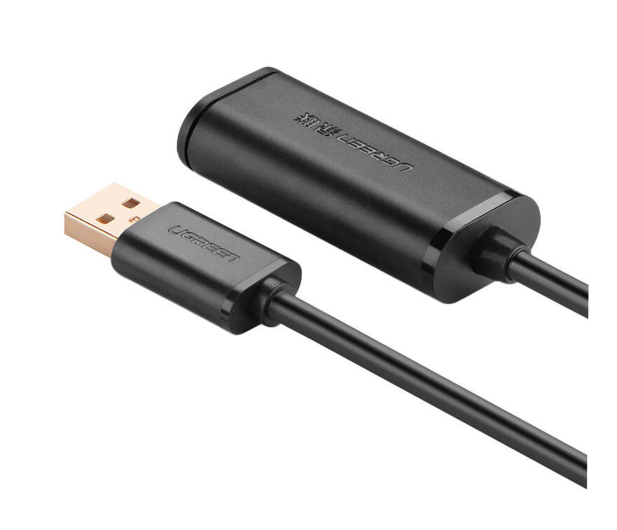 UGREEN Kabel przedłużający USB 2.0 US121 aktywny 5m czarny - 1489087 - zdjęcie 4